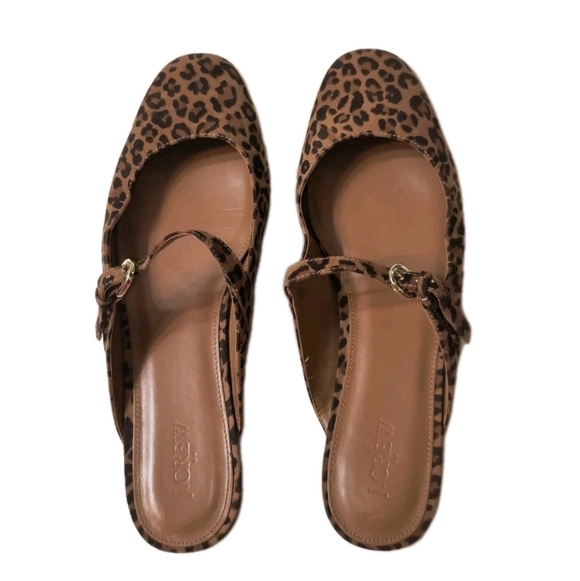 J. Crew Leopard Print Mules - Picture 5 of 8